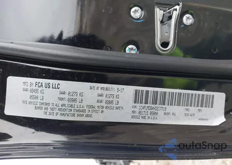 2017 Jeep Cherokee from USA, damaged, VIN 1C4PJMDB0H0217719